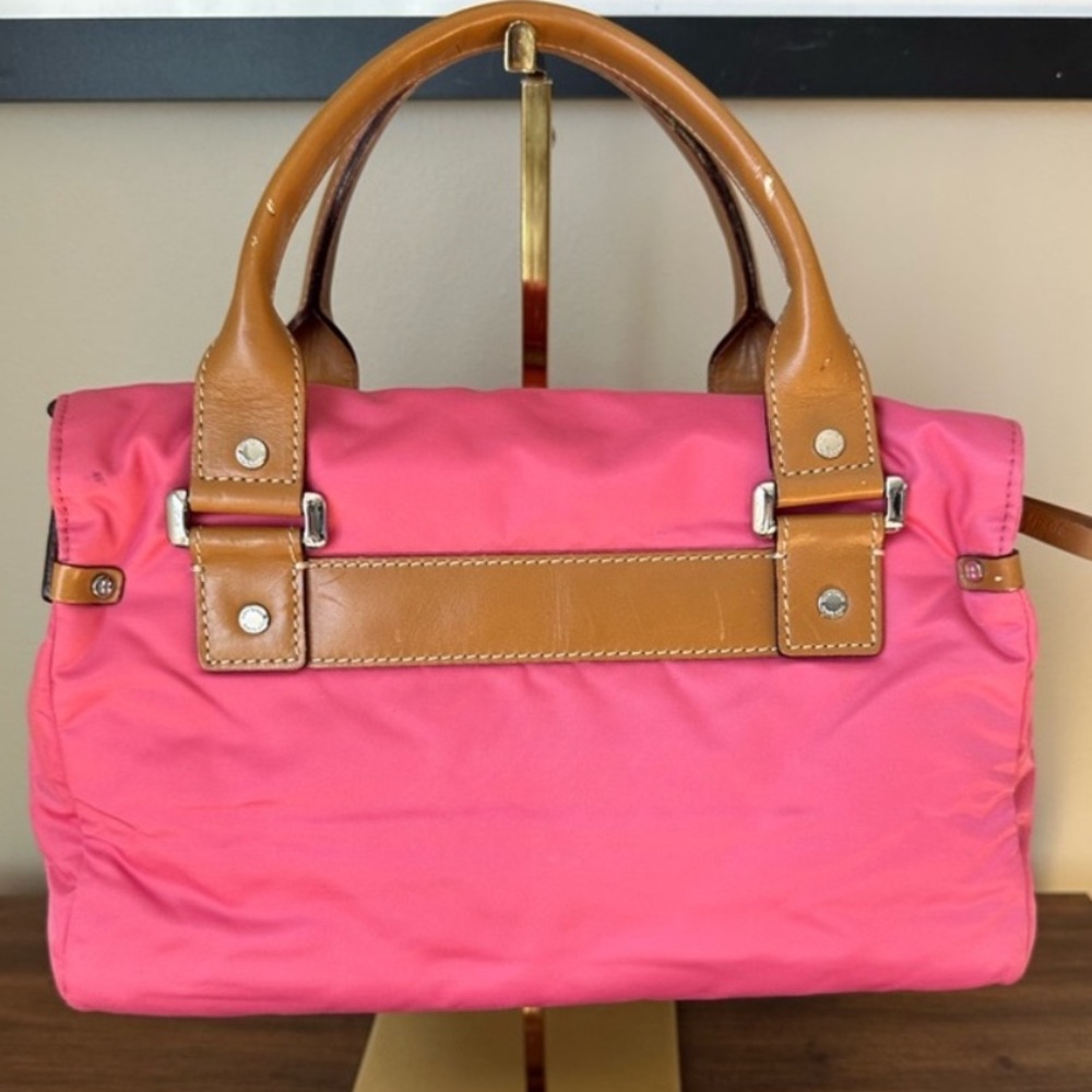 Kate Spade New York Leather Trim Nylon Top Handle Shoulder Bag - Picture 4 of 13